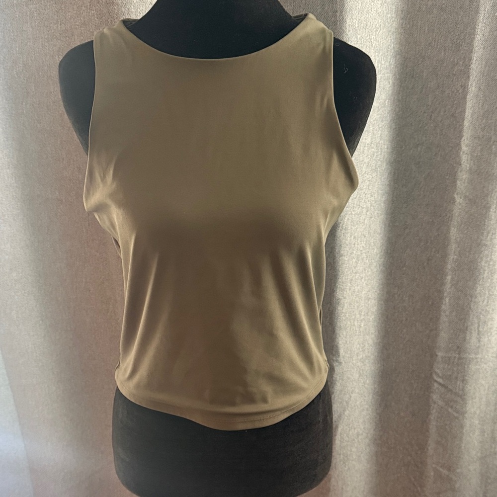 EXPRESS olive green Women's Sleeveless Top